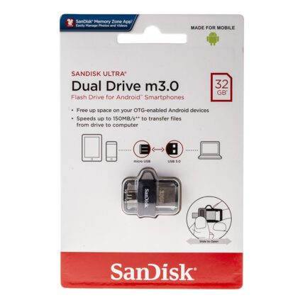 SanDisk Ultra 32GB Dual Drive m3.0 Flash Drive OTG