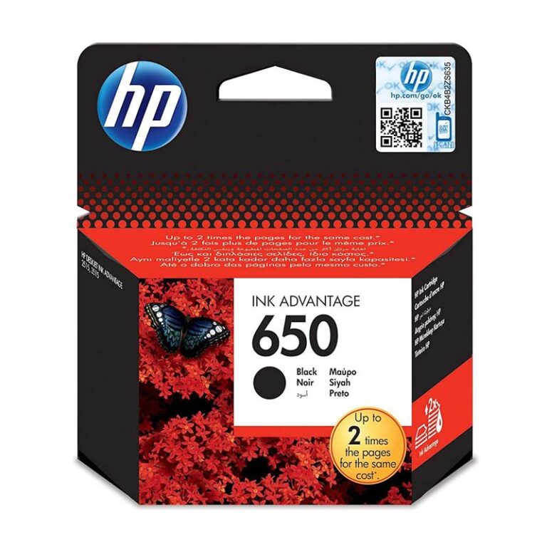 HP 650 Black Original Ink Advantage Cartridge