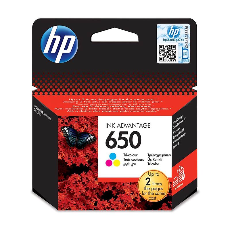 HP 650 Original Ink Advantage Cartridge HP 650 Original Ink Advantage Cartridge