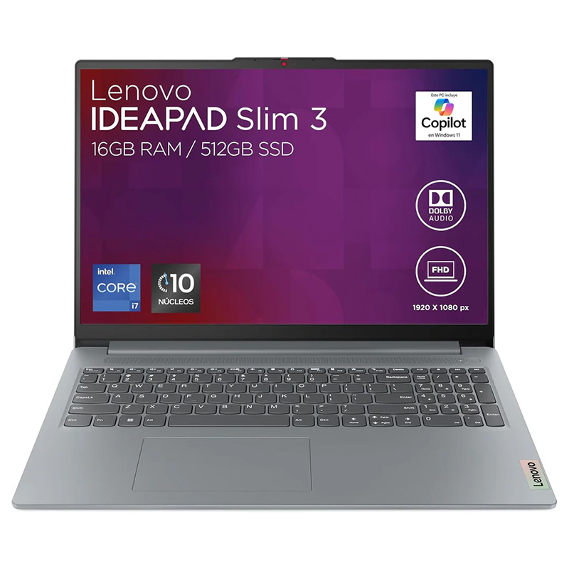 Lenovo IdeaPad Slim 3 Intel Core i7 13th Gen 16GB RAM 512GB SSD Laptop